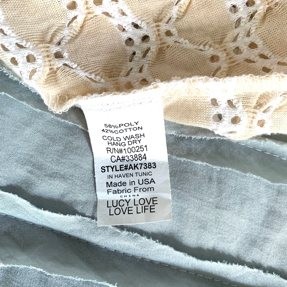 Lucy Love Love Life In Style Tunic Coverup NWOT - Picture 9 of 9